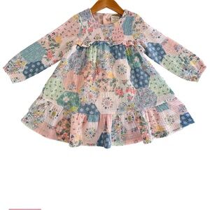 ISO!!! Floral Patchwork Long Sleeve Kids Dress